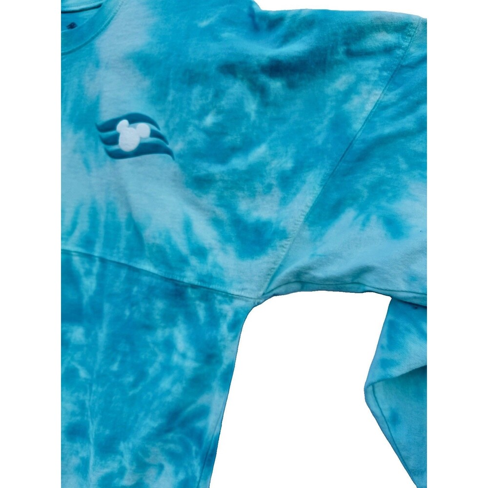 Disney Cruise Line Castaway Cay Spirit Jersey S Blue Tie Dye Bahamas Mickey - Picture 4 of 9